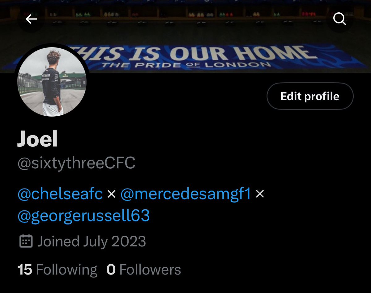 I‘ve decided to start over on a new account: @sixtythreeCFC Mainly it’s bc this acc is full of bots, & I don’t even know who I follow anymore I‘ll keep this acc activated, but won’t use it anymore On my new acc I‘ll still tweet about football & F1, so follow me if you want