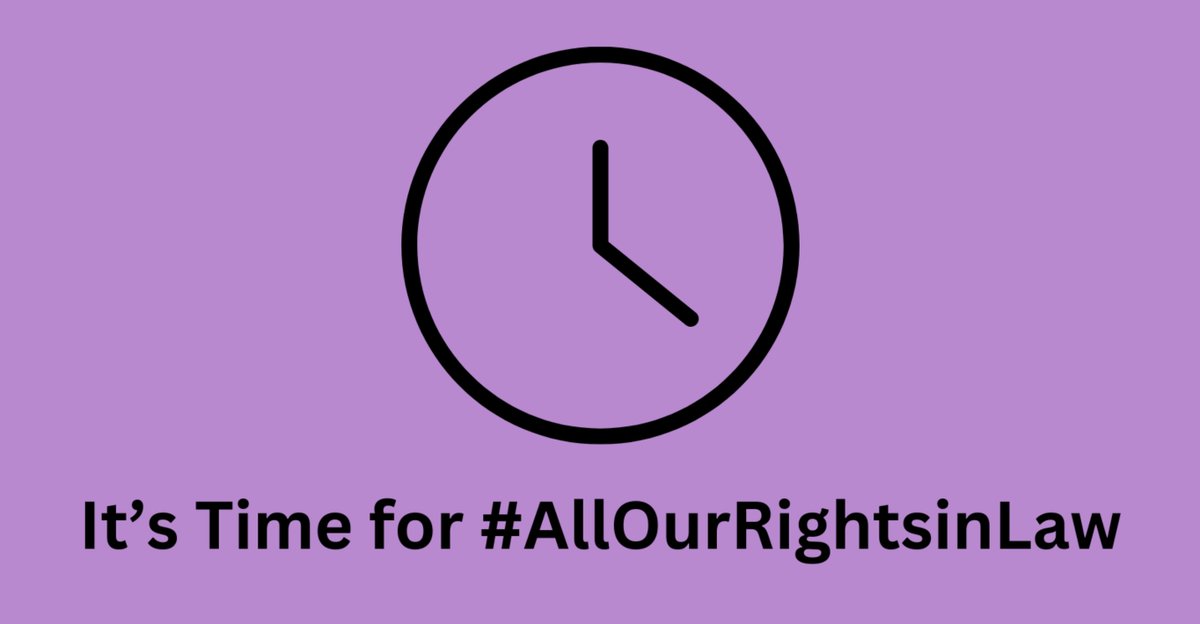 🚨 The Scottish Human Rights Bill is coming in June!  

We’re looking forward to a Bill which puts #AllOurRightsinLaw

We want to see a Scottish Human Rights Bill that makes #AllOurRights enforceable – including disabled people’s rights.