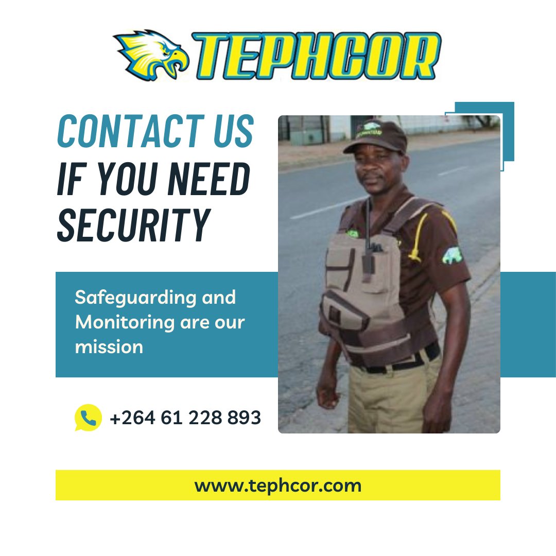 #Namibia #securitycompanies #fightingcrime #service #excellence tephcor.com @tephcor