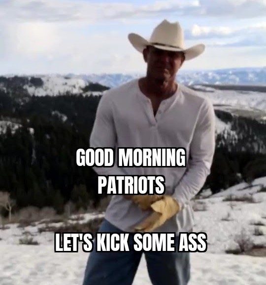 Good morning and Happy Monday to all our MAGA patriot brothers and sisters. God bless you all #MAGA #Trump2024 #TruckersForTrump