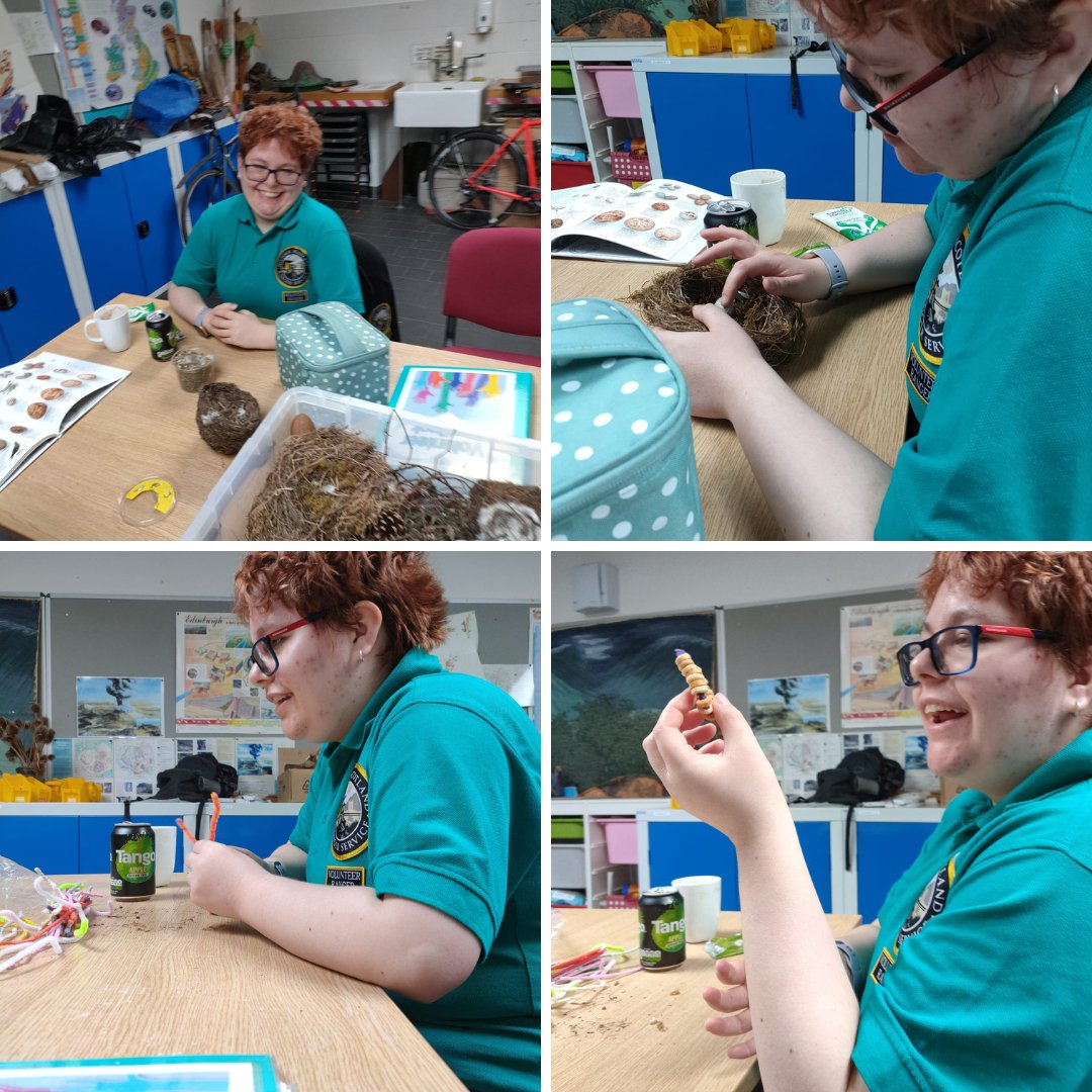 Emma was hard at work again last week with the Holyrood Rangers, protecting the heritage of the park with some litter picking tasks as well as looking after the native wildlife. #Wildlife #Birds #LitterPicking #Nature #KeepScotlandTidy #SupportedPathways #Volunteering #Support