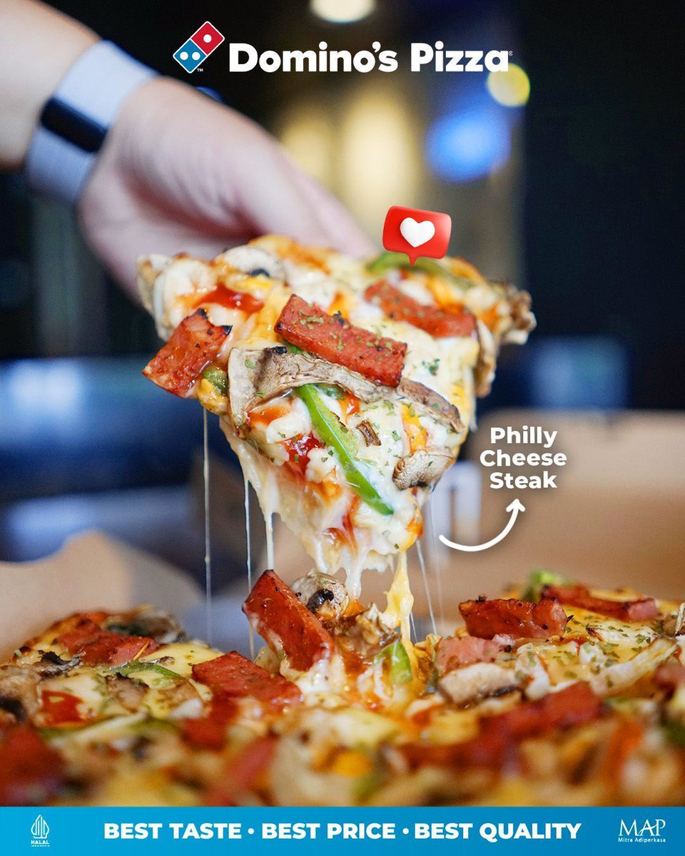 PHILLY CHEESE STEAK PIZZA Topped with Tasty Meat, Creamy Sauce amp Cheesy Parmesan