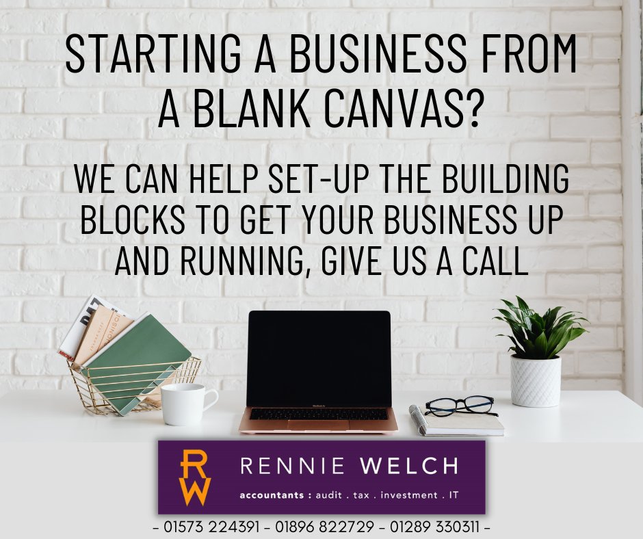 Thinking of starting a new business ? We can help Get in touch rb.gy/to2fcl
#accountants #tax #accounting #taxadvice #bookkeeping #payroll #selfassessment #businesstax #personaltax