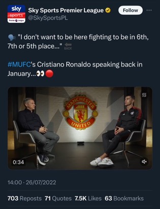 The CR7 Timeline. tweet media