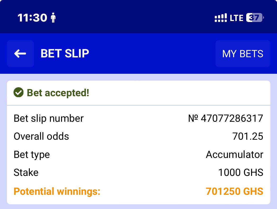 Stake 5ghc and drop screenshot of ur stake and drop momo number in my Dm 🍀

CODE: 82KR7

⚽️⚽️⚽️⚽️

Register Here: paripesa.bet/oddshouse 

PromoCode: ODDSHOUSE

700+ ODDS 3/3 Correct Score 

Only phone number needed to register ✅