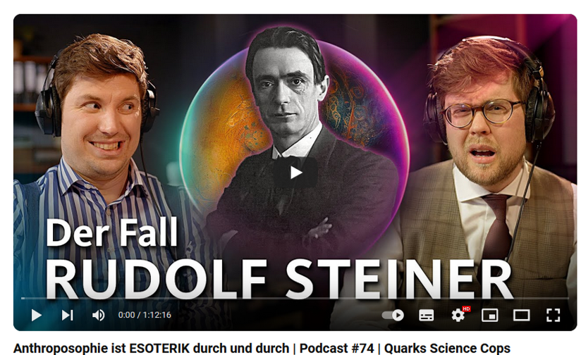 gwup_ev's tweet image. 𝗡𝗲𝘂 𝗶𝗺 #𝗚𝗪𝗨𝗣-𝗕𝗹𝗼𝗴:
„#Anthroposophie“ bei den #ScienceCops: Weltanschauung voller bizarrer #Esoterik.
blog.gwup.net/2024/03/02/ant…