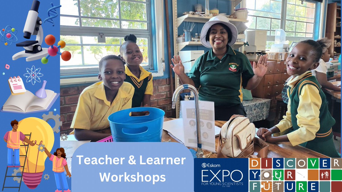 #DiscoverEskomExpo We've added additional Eskom Expo Workshop dates and venues for Mpumalanga and Limpopo. Click the link for a comprehensive list of Workshops across South Africa: tinyurl.com/2f6xpa4k