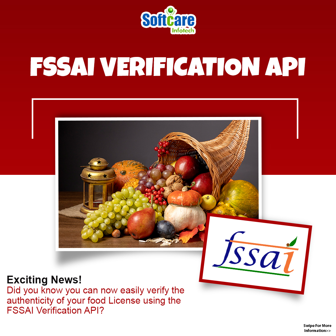 softcareinfotec's tweet image. Say goodbye to manual verification processes and hello to efficiency, Now verifying FSSAI licenses just got easier with Softcare Infotech FSSAI Verification API!
Free Demo Call -+91-9910323324
Visit Here:- buff.ly/3i0LXMC
#FSSAI #VerificationAPI #fssaiverificationapi
