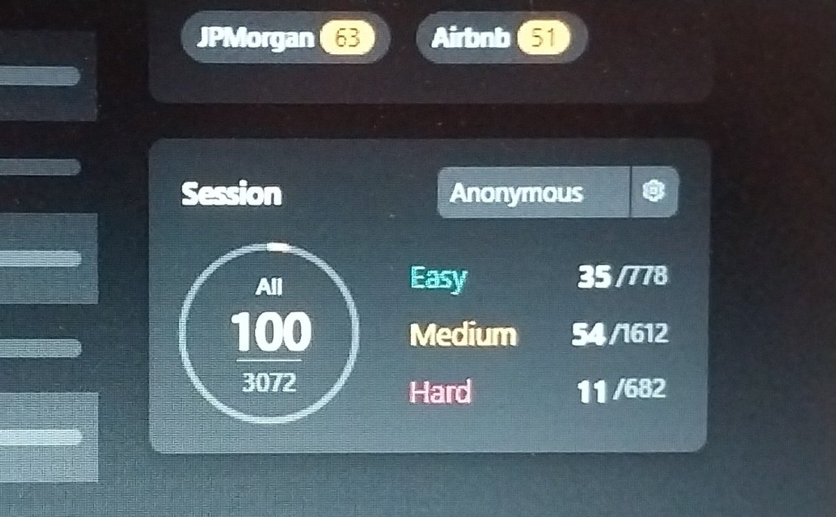 TanmayBhadviya's tweet image. #Leetcode pr 100 hogye. 😌

#codestudio pr 500 hai ( 300+ many easy question )