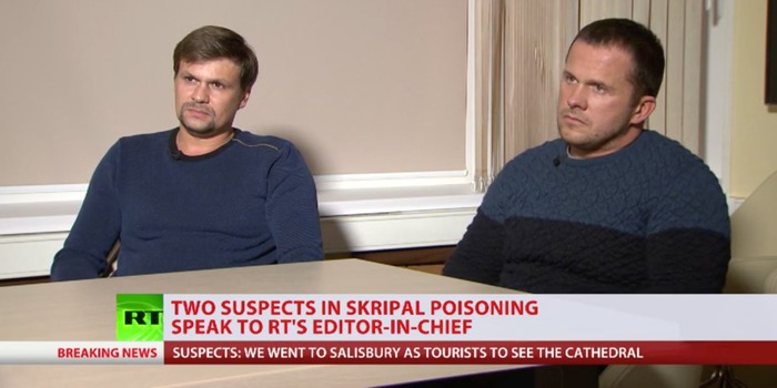Six years ago today, this pair of cathedral enthusiasts* paid a second visit to Salisbury in two days and botched an assassination attempt of Sergei and Yulia Skripal. Their shoddy fieldcraft almost certainly resulted in the death of Dawn Sturgess.

* Russian FSB agents
