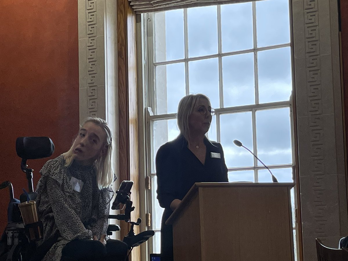 @maemurrayfdn @DannyDonnelly1 Next up, @maemurrayfdn founder, Alix Crawford and her daughter Talia share their experiences of barriers to #play and the importance of listening to the voice of the child #ADAPTMyPlay