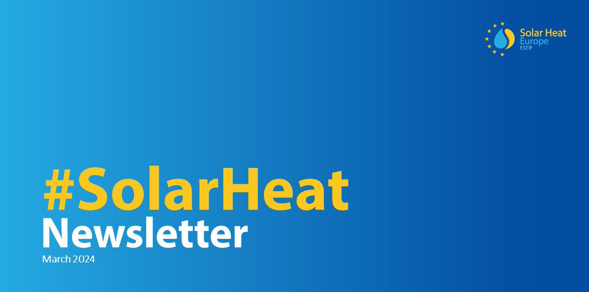 Solar Heat Europe (@solarheat_eu) on Twitter photo 🌞 The latest #SolarHeat Newsletter is here - have you had a chance to explore it yet?
🔎 In this edition, you will find an insightful #editorial by our Board Member <a href="/Xtophe_Williams/">Christophe Williams</a> & updates on important #policy files like #EPBD and #NZIA.
👉 bit.ly/shnmarch24 🌞 The latest #SolarHeat Newsletter is here - have you had a chance to explore it yet?
🔎 In this edition, you will find an insightful #editorial by our Board Member <a href="/Xtophe_Williams/">Christophe Williams</a> & updates on important #policy files like #EPBD and #NZIA.
👉 bit.ly/shnmarch24