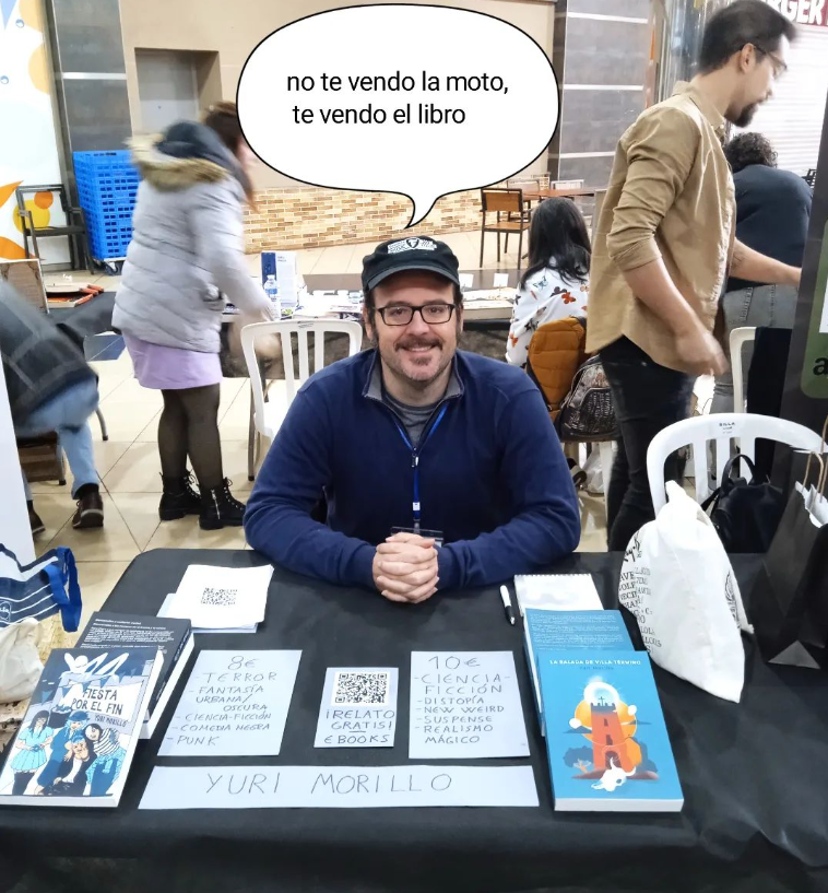 YuriClavos's tweet image. Gracias a todos los que os interesasteis por mis libros, tanto en físico como en digital. Y gracias a la organización de @KmleonBooks por otro gran #LibroForumSevilla2024
El año que viene volveré con nueva novela, espero.