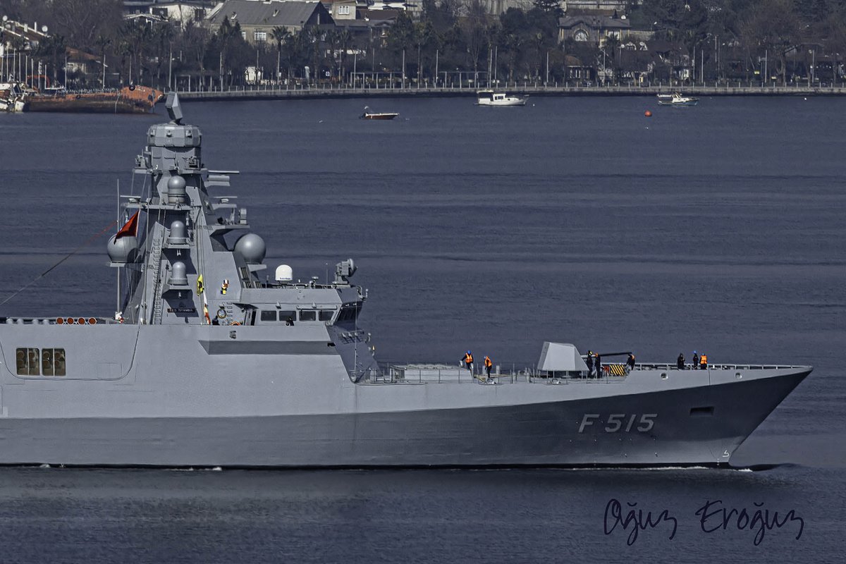 OguzEroguz1's tweet image. #TurkishNavy&apos;s new #İClass #frigate #TCGİstanbul #F515