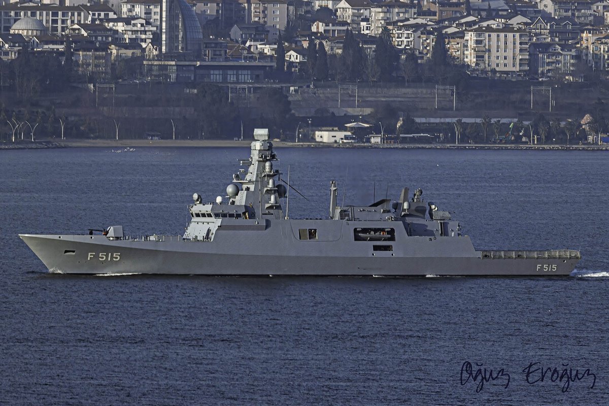 OguzEroguz1's tweet image. #TurkishNavy&apos;s new #İClass #frigate #TCGİstanbul #F515