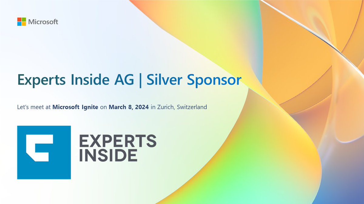 This Friday our team of experts gathers together at #MSIgnite Switzerland to connect with the #Microsoft community for a day full of tech goodness. Come talk to us about #Microsoft365, #MicrosoftAzure, #MicrosoftCopilot and a lot more topics in the Microsoft space. Pick up a