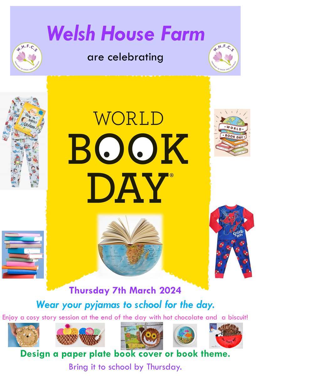 📚📕📗📘📙 Get ready for World Book Day this Thursday! #Reading #WorldBookDay
