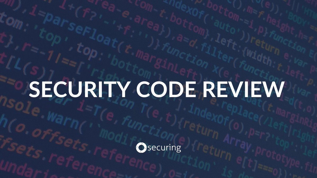 How to discover vulnerabilities in code quickly and prevent security issues at your company? Security #Code #Review can improve the quality of your code, make it more secure and significantly reduce the number of vulnerabilities. securing.pl/en/service/app…