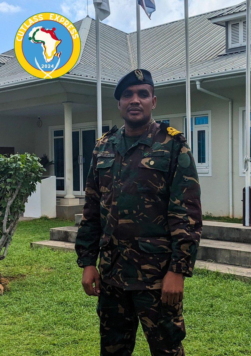 Meet Tanzanian 🇹🇿 Navy Lt (N) Shebe Juma Kassamalu, a Judge Advocate in #CutlassExpress24.

'We are sharing legal implications for the region, making connections with other legal officers in the region, and exchanging techniques for legal finish for maritime operations.'
