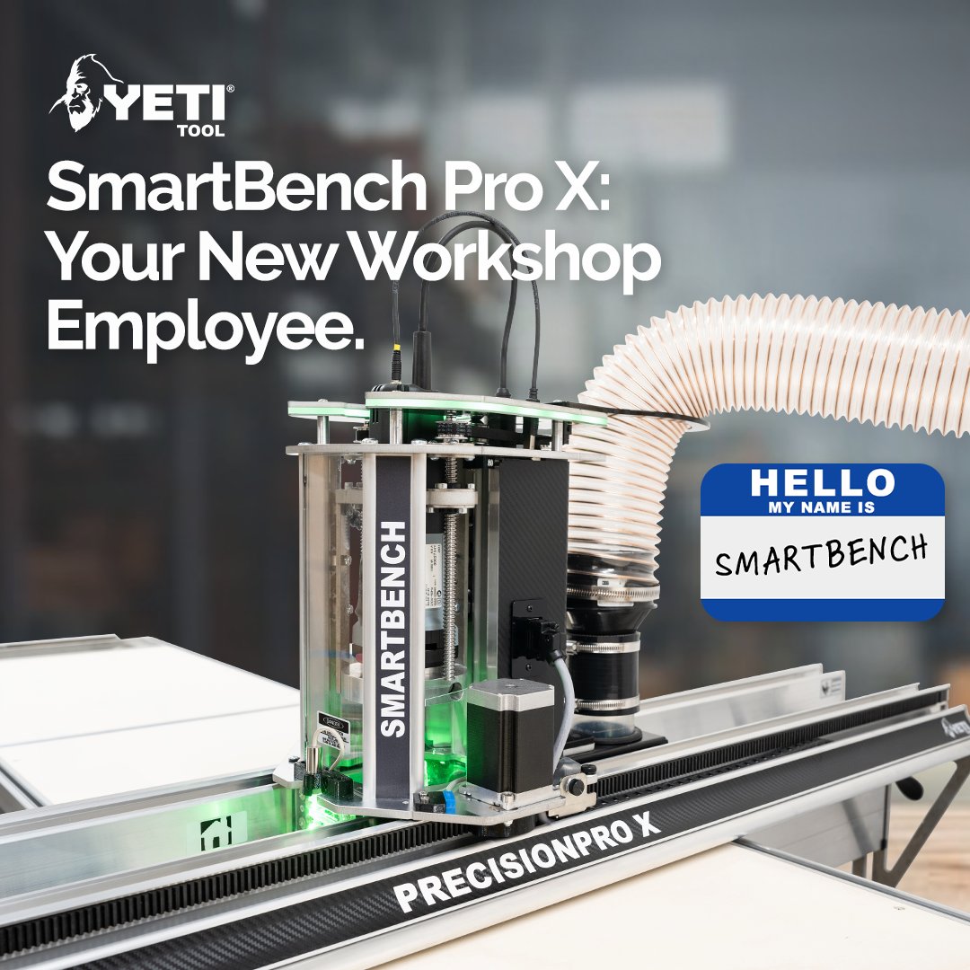yetitool's tweet image. SmartBench PrecisionPro X is like adding a highly skilled employee to your team without the extra payroll.🔝💯 Request your FREE demo today: yetitool.com/request-a-Demo…
#cncprecision #efficient #largescaleprojects #unparalleledefficiency #precisioncraftsmanship #cncprojects