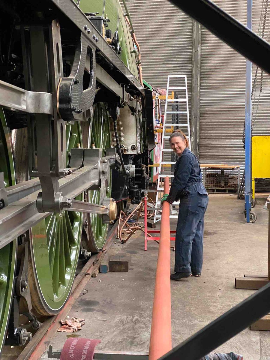 We are very close to completing Tornado’s overhaul. Last month, a volunteer work party helped the process along, preparing the support coach for use once again and assisting with lagging and pipe work for the locomotive. Support Tornado at a1steam.com