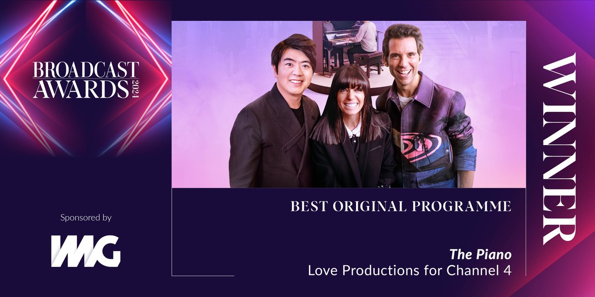 Congratulations to the winner of Best Original Programme, sponsored by @IMG, The Piano, @LoveProductions for @Channel4. See full winners details at: bit.ly/BA2024Winners #BA2024