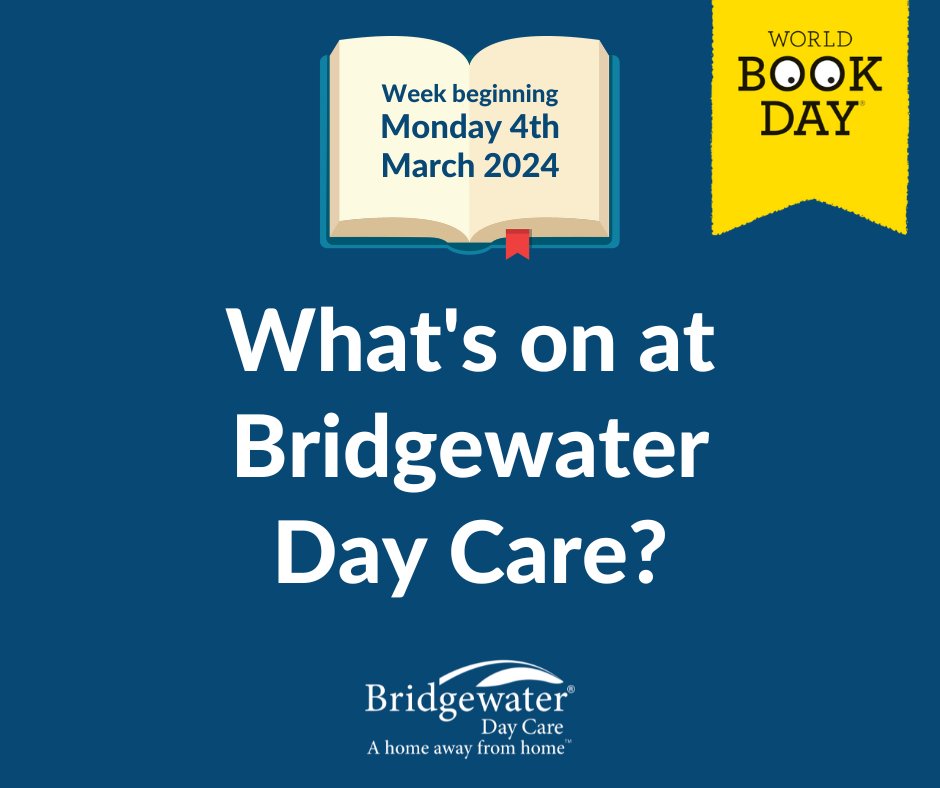 This week it's World Book Day on Thursday 7th March! 🧒 Share your favourite childhood book 📘 Bring your favourite book ✍ Do you have a favourite author? 🧩 Book puzzles 🔖 Design a bookmark 📚 Charades We look forward to seeing you all this week!