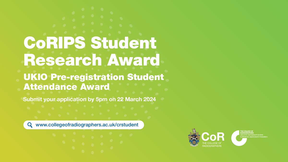 SCoRMembers's tweet photo. #Radstudents, don’t miss the chance to attend #UKIO2024!
Remember, you’ll need a statement from your supporting academic (and workplace supervisor if you’re a radiography degree apprentice) to complete your application.
🗓️ Submit these by 22 March
🔗 https://t.co/KO5HRmJHnt https://t.co/7Lz7WJJzjx