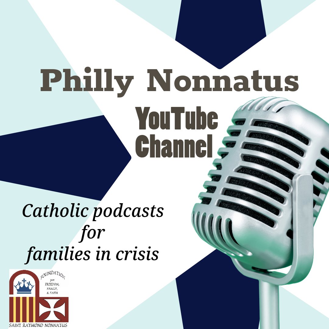 Subscribe to the Philly Nonnatus YouTube channel for great Catholic podcasts. Subscribe by clicking below:
youtube.com/channel/UCNaUb…
#straymondnonnatusfoundation #familiesincrisis