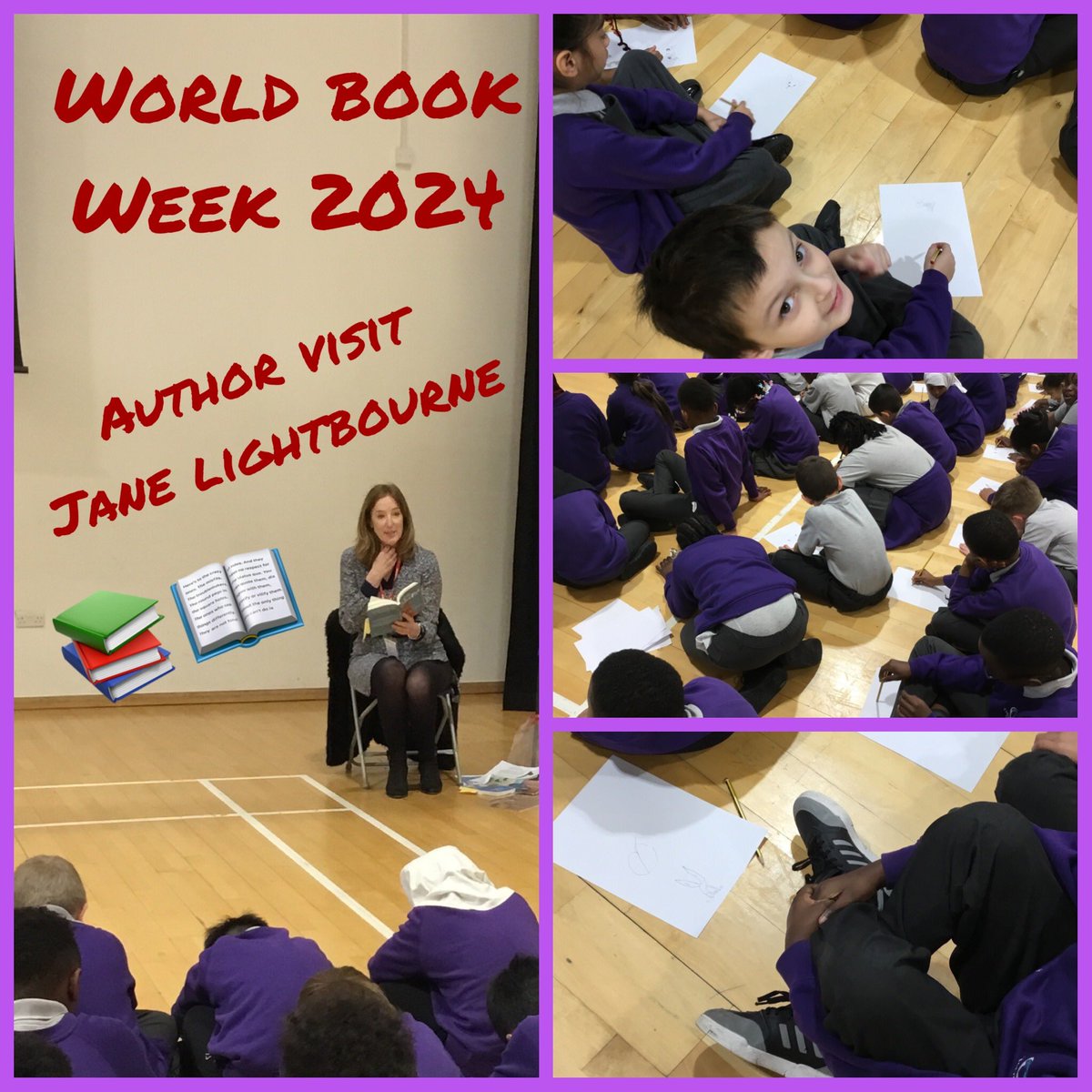 TidemillAcademy's tweet image. Thank you @JaneLightbourne for visiting us and sharing some of your books to celebrate #WorldBookWeek 📚📖🐈🐱 MC
