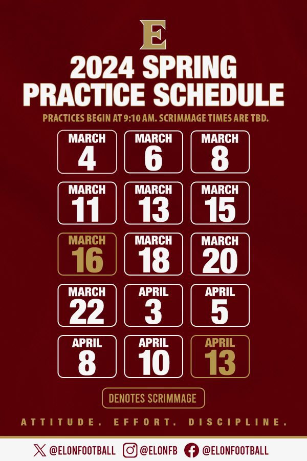 Day 1 of Spring Practice. Excited to watch our players compete! #AED #PhoenixRising