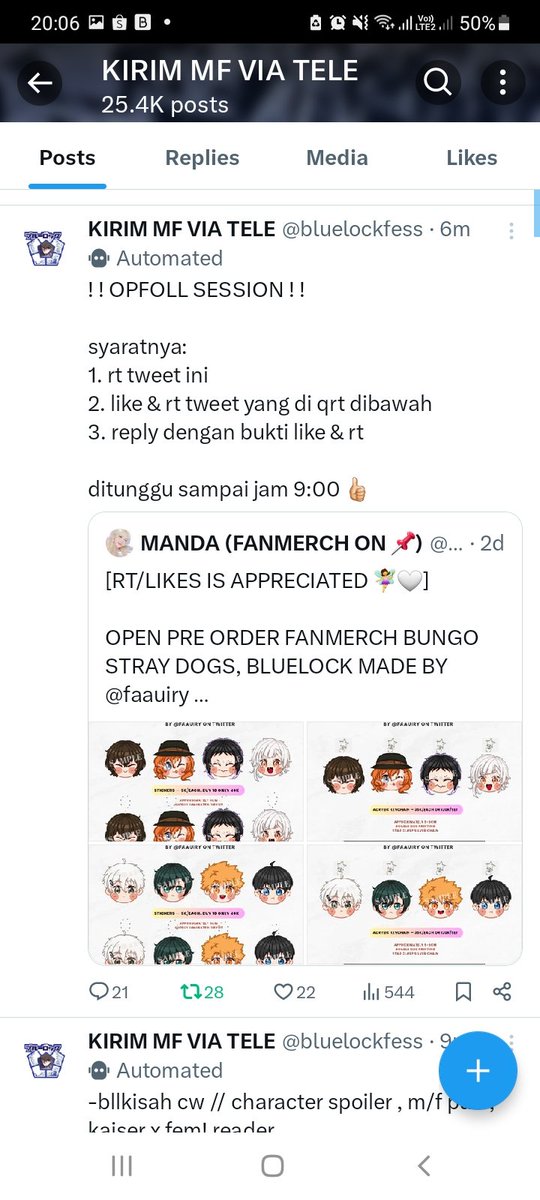 kutusputus's tweet photo. @bluelockfess donee https://t.co/VlYUyNJXLW