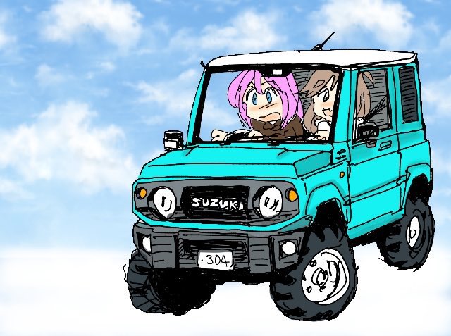 各務原なでしこ 「なで山過去絵 」|zama36のイラスト