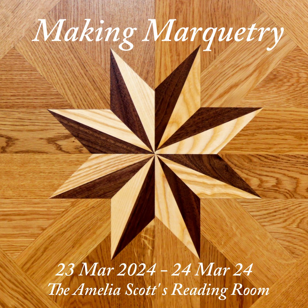 Interested in understanding how handcrafted marquetry is made?

Located in the heart of the Kent countryside, Simon Jewell is an artisan and bespoke carpenter with over 20 years of experience crafting high-quality furniture across the UK.

Book now at: theamelia.co.uk/whats-on/makin…