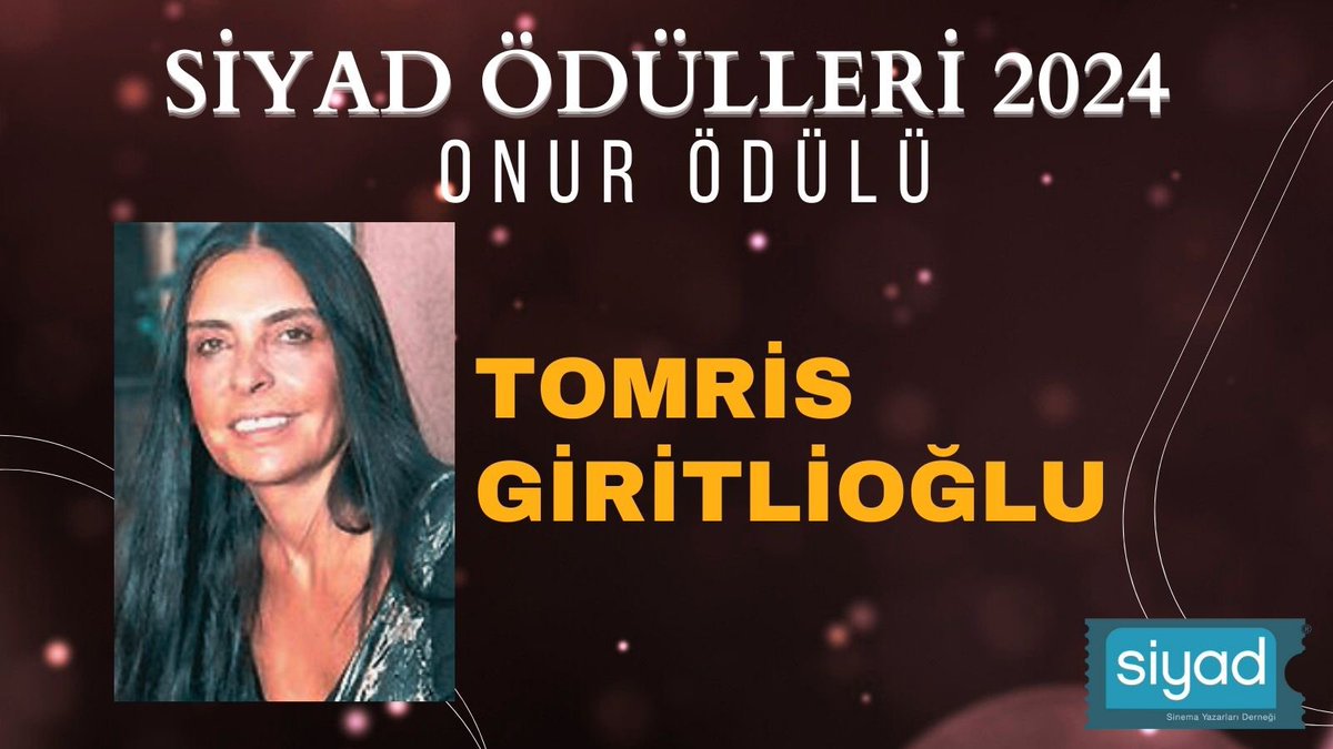 #Siyad2024
#SiyadÖdülleri56
#TomrisGiritlioğlu