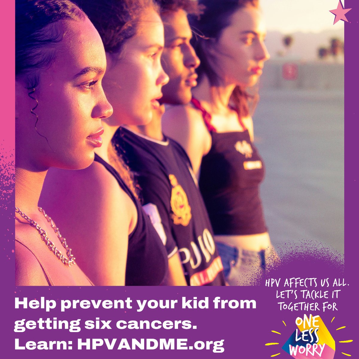 Today is Int'l HPV Awareness Day! Visit hpvandme.org #HPV #cancerprevention #HPVvaccine #hpvawareness #AskAboutHPV #onelessworry #Endcancer #parents #parentsofinstagram #parentsoftiktok #adolescents #teen #publichealth #globalhealth #hpvandme
