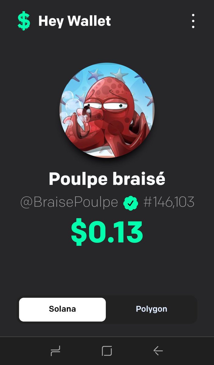 BraisePoulpe's tweet photo. @hey_wallet Me 🤩 https://t.co/Rb4zFq28zM