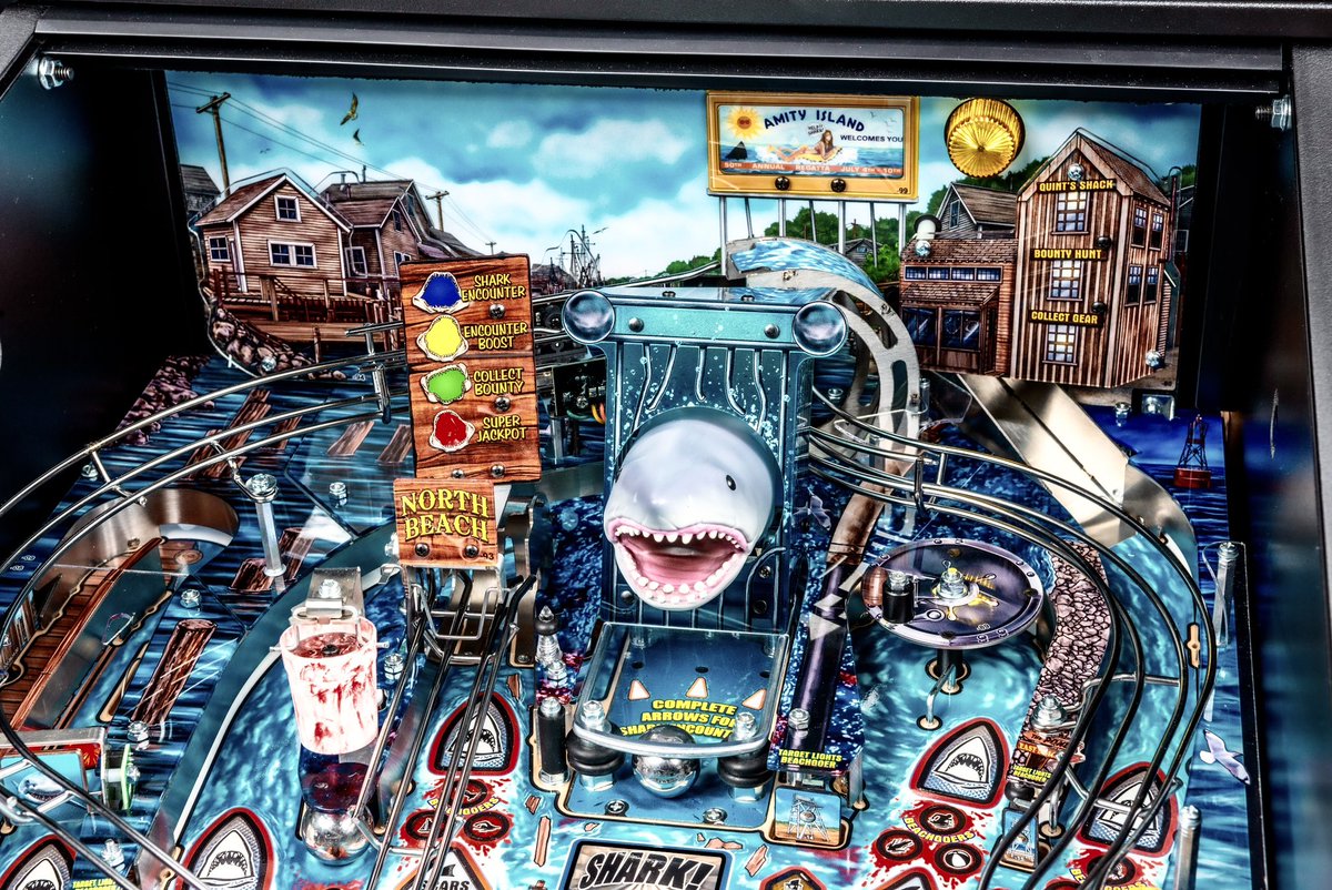 Jaws Launch Party Tonight! #sternarmy & #pinballmap have provided prizes! $15 Entry Fee gets you up to 5 hours of Free-Play Pinball! IFPA Sanctioned. ALL SKILL LEVELS WELCOME! First Time Locals Free! See you there!! #ifpa #pinballmap #sternarmy #pinball #sternpinball #vegas #jaws