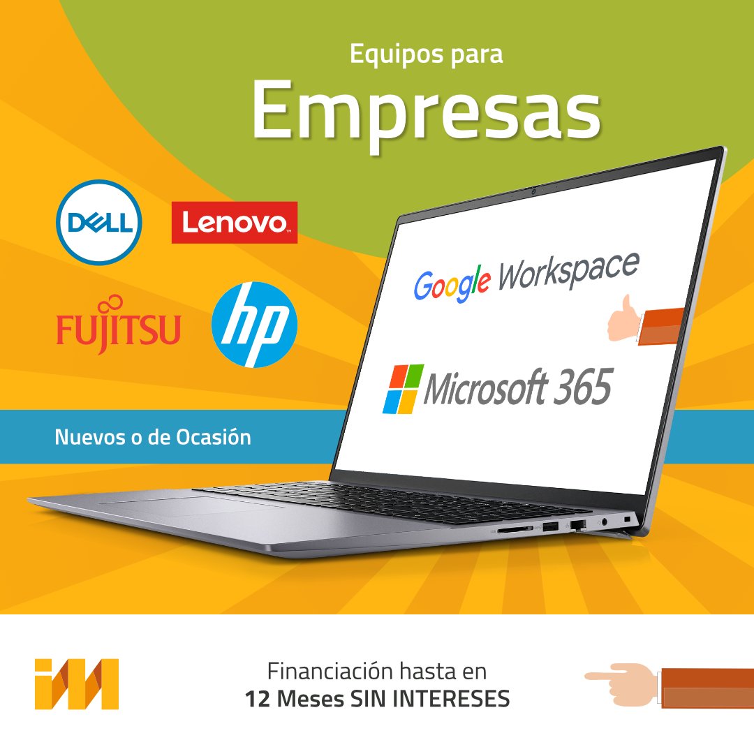 Infomego's tweet image. TENEMOS EL EQUIPO QUE MEJOR SE ADAPTA A TU TRABAJO
.
.
#Infomego #informatica #pymes #autonomos #LaJanda
#consultores #asesoramiento #nuevo #ocasion #Dell #HP #Fujitsu #Lenovo #apple #mac #financiacion