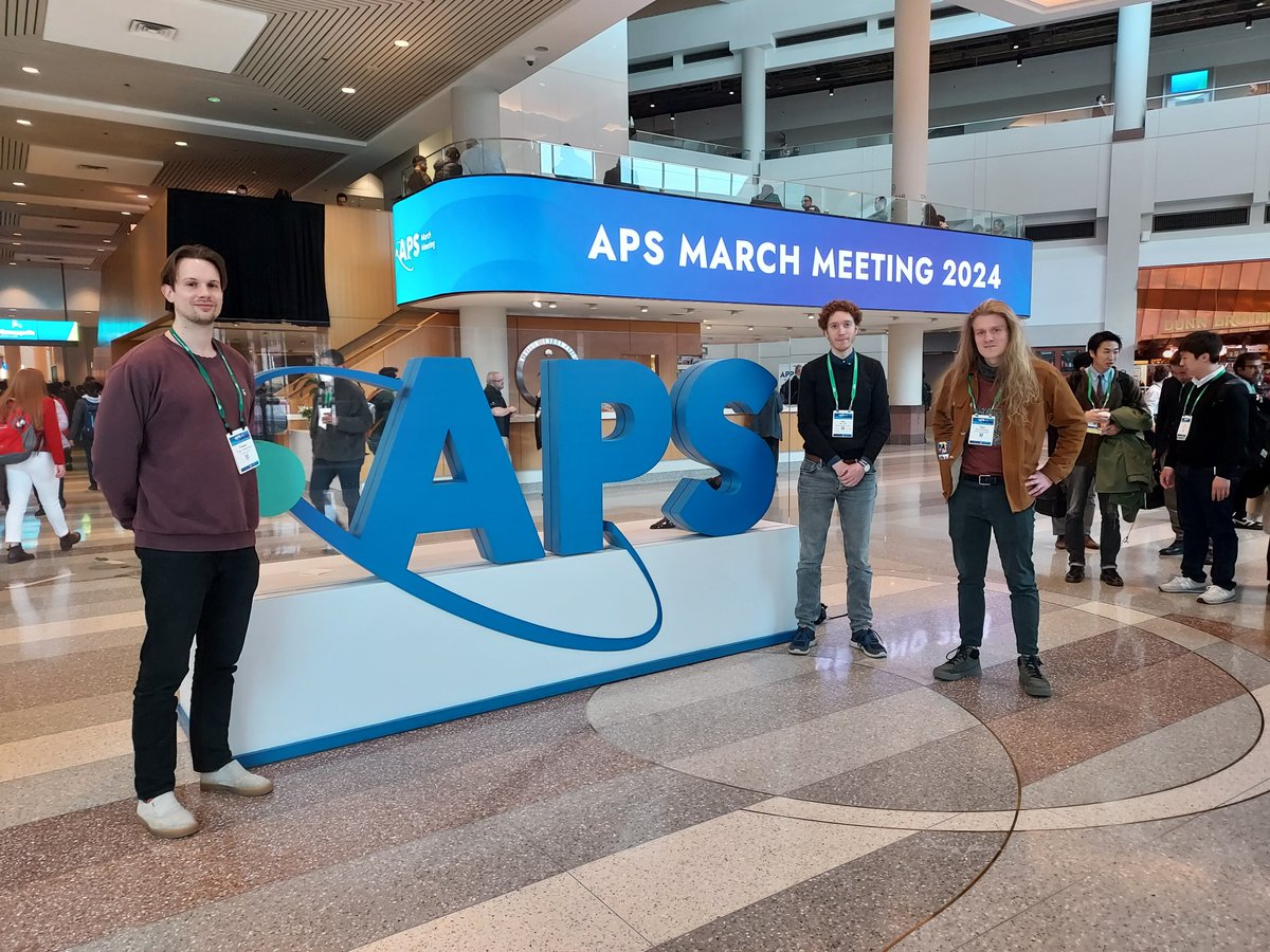 Felix Trier (@felix_trier) on Twitter photo Excited for a busy week in Minneapolis with mandatory #APSmarch photo! The PhD students Thor and Tristan from FOX section <a href="/DTUEnergy/">DTU Energy</a> will present their work on Thursday T57:5 and Friday Z57:9, respectively.
#APSMarchMeeting Excited for a busy week in Minneapolis with mandatory #APSmarch photo! The PhD students Thor and Tristan from FOX section <a href="/DTUEnergy/">DTU Energy</a> will present their work on Thursday T57:5 and Friday Z57:9, respectively.
#APSMarchMeeting