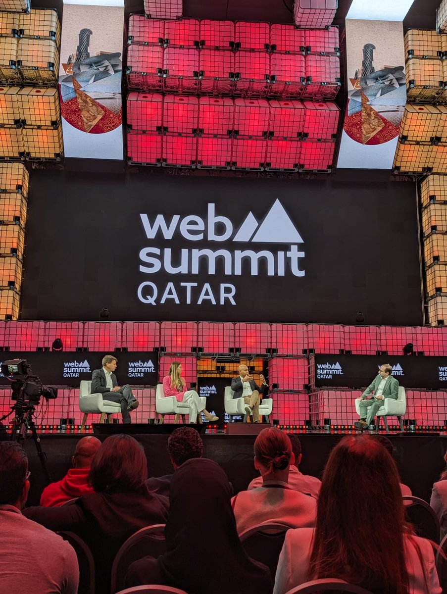 Great conversations at @websummitqatar last week. #AI was the hot topic - and I say it's still under-hyped. Brands that use AI can achieve at least 40% productivity gains today and soon that will be 60%. The winners will be the ones who integrate it to the core of their business.