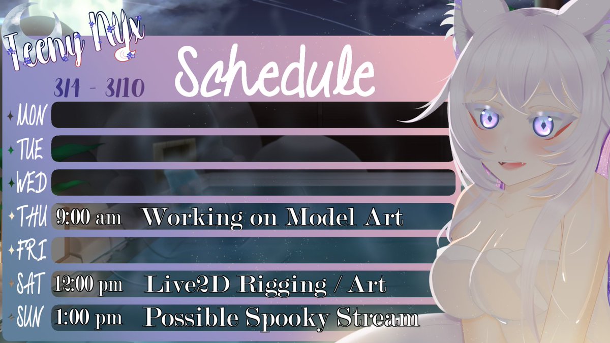 TeenyNyx | Moon Fox VTuber | VLysium tweet media