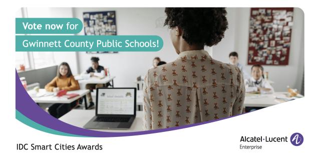 Gwinnett County Public Schools, a long time Alcatel-Lucent Enterprise customer, has been selected as a finalist in the 2024 IDC Smart Cities Awards North America. Cast your vote until March 8th! #WhereEverythingConnects #EdTech #IDCSmartCitiesAwards bit.ly/3T0w07J