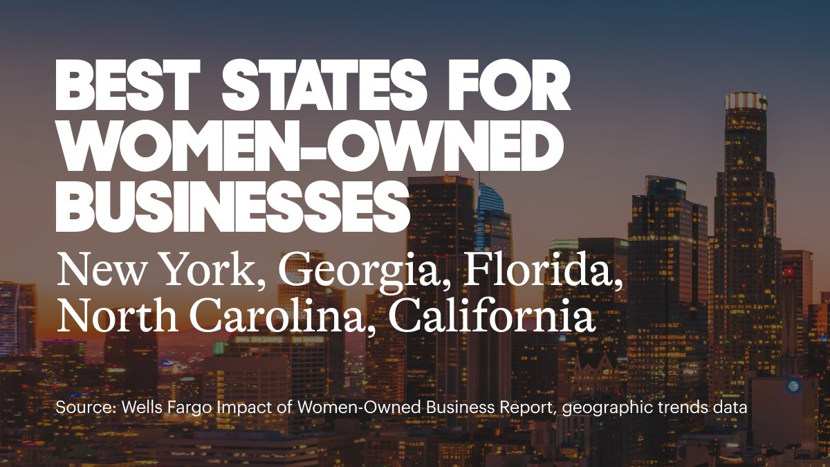 Five states have emerged as the frontrunners in creating the perfect environment for women-owned businesses to prosper, according to a recent report. Did your state make the list — if not, should it be on the list? #WomensHistoryMonth #WomenOwnedBusinesses #SupportWomenOwned