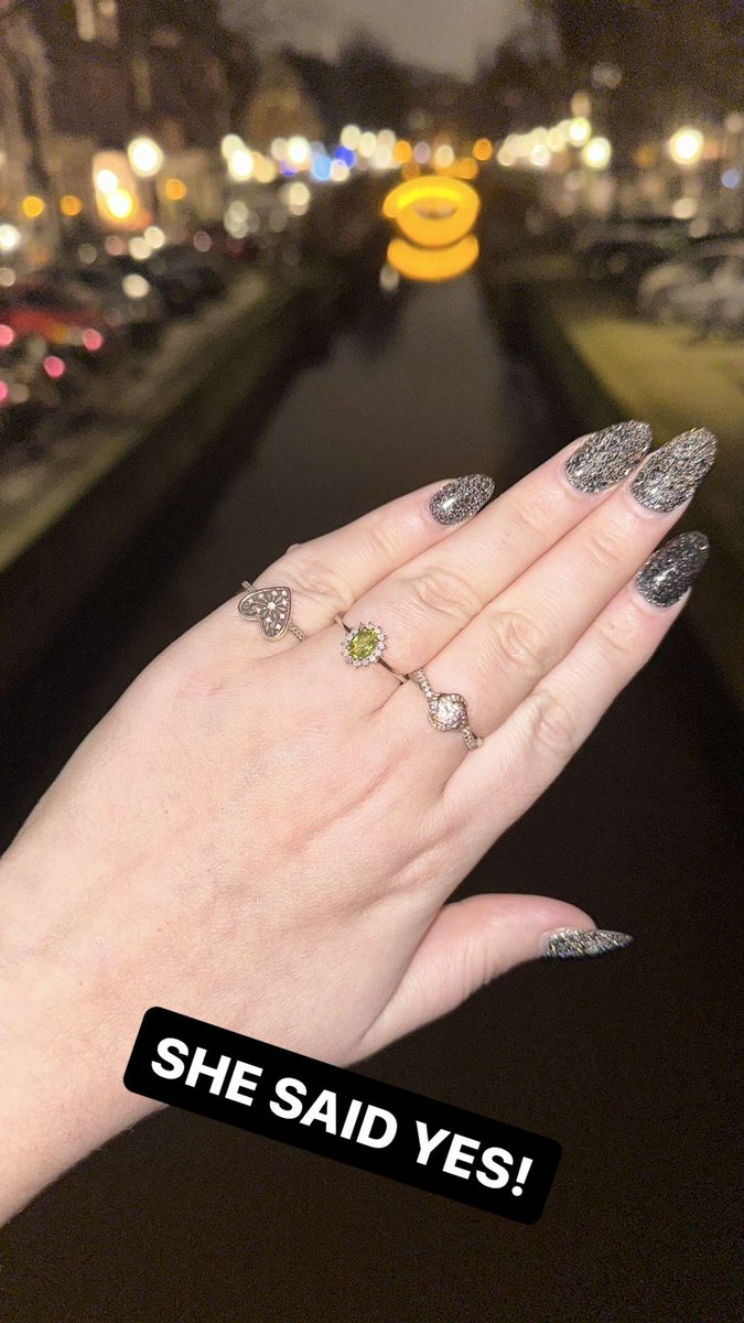 SHE SAID YES! unforgettable time out in Amsterdam🥰