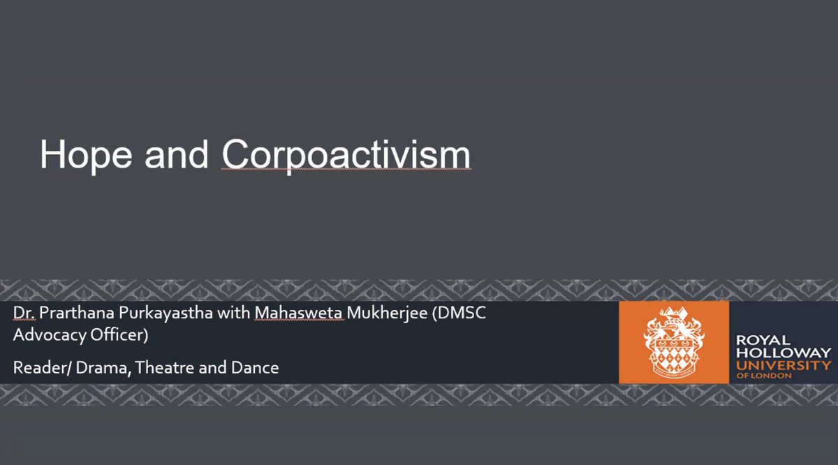 zeinalmaha94's tweet image. Day 4 of the #SpringInstitute brought feels of #Hope &amp;amp; #Hopelessness:

“If our bodies are different then our thought is different”
“Use body as a form of #Activism”
“You are not your #Disability” 
“Wherever you go, you will find yourself”, Dani Saldo

@anica_zeyen @OanaBranzei