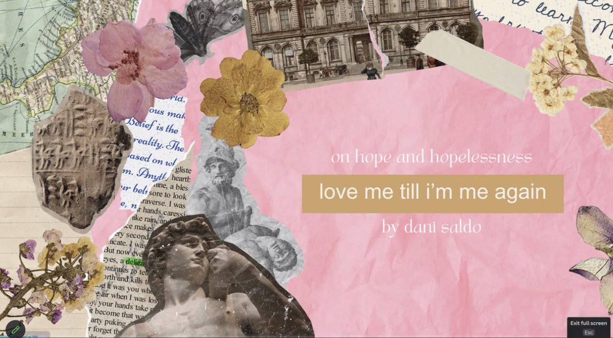 zeinalmaha94's tweet image. Day 4 of the #SpringInstitute brought feels of #Hope &amp;amp; #Hopelessness:

“If our bodies are different then our thought is different”
“Use body as a form of #Activism”
“You are not your #Disability” 
“Wherever you go, you will find yourself”, Dani Saldo

@anica_zeyen @OanaBranzei