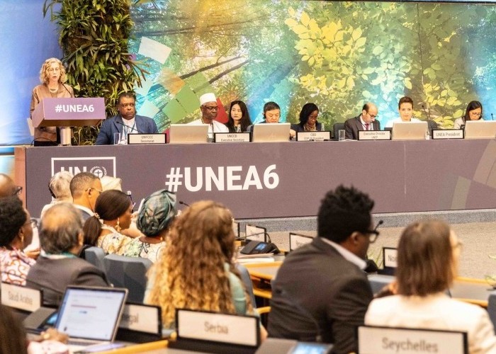 AlakaraC's tweet image. At the end of #UNEA6, delegates adopted 15 resolutions, 2 draft decisions, and 1 ministerial declaration. Resolution on #solarengineering also called #solarradiationmodification was strongly opposed for fear of its unknown impacts in the environment, further research is needed.
