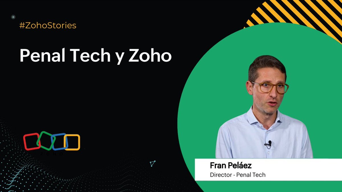 📢 "Si uno quiere producir más, si uno quiere vender más, desde luego, #Zoho es una herramienta muy interesante". 📈

Descubre cómo <a href="/ZohoCRM/">Zoho CRM</a>  ha cambiado la mentalidad de <a href="/TechPenal/">PenalTech</a>  por completo. 👉   zurl.co/eVWe 

#ZohoStories #SaaS #software #CRM #ciberseguridad