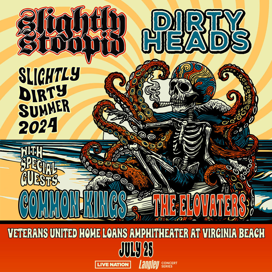 🚨 JUST ANNOUNCED 🚨 Slightly Stoopid and Dirty Heads are coming to Veterans United Home Loans Amphitheater at Virginia Beach on 7/25. Presale | Wednesday | 10 AM | CODE: OPENER On Sale | Friday | 10 AM | 🎫👉 livemu.sc/3wFgPt4 Part of the Langley Concert Series